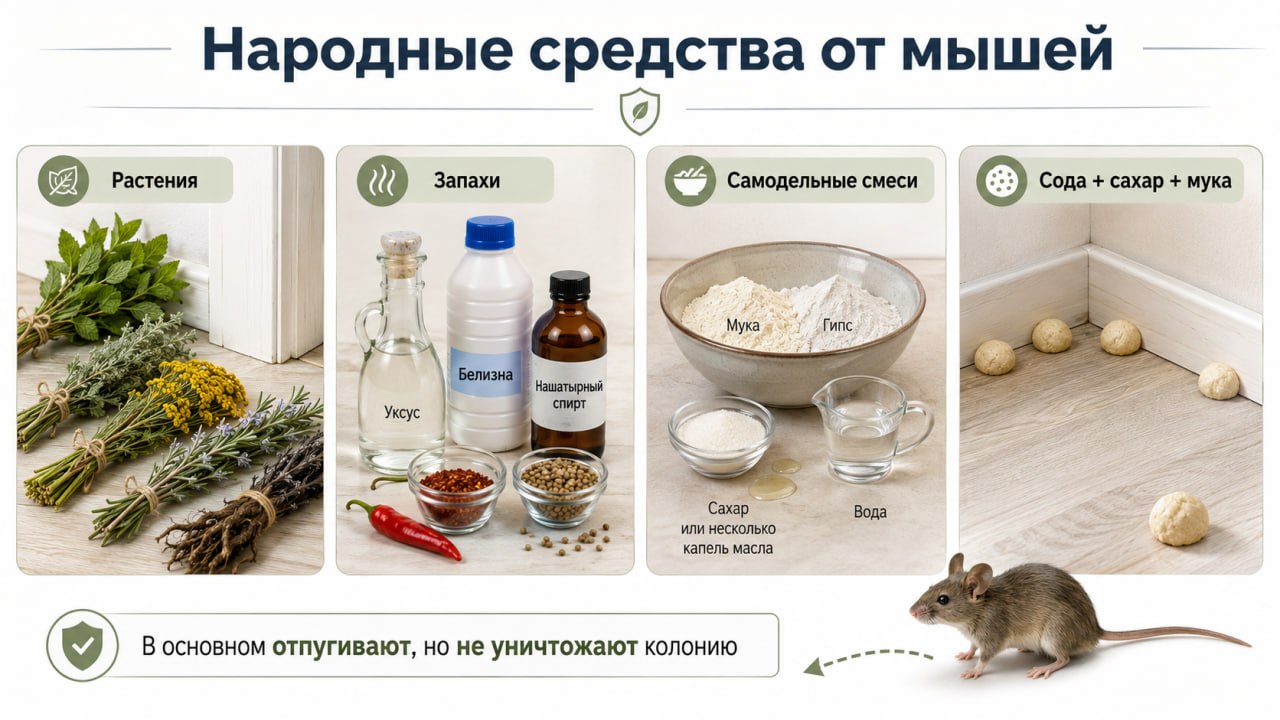 Популярные народные средства: растения, запахи и самодельные смеси